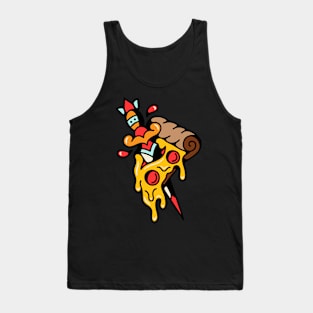 Pizza dagger Tank Top